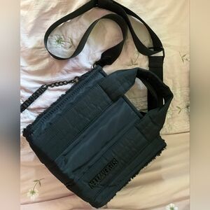 Steve Madden Black Quilted Shoulder Bag
